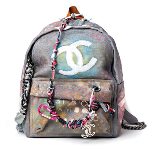 graffiti bag chanel|Chanel backpack graffiti aliexpress.